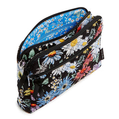 Triple Compartment Crossbody - Daisies