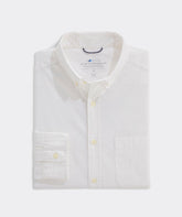 Vineyard Vines Solid On-The-Go Brrr Shirt | Solid White