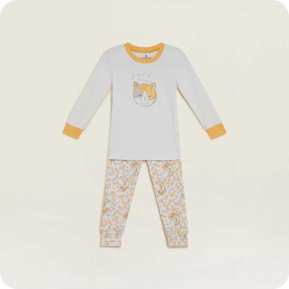Calico Cat Pj Set for kids from Warmies® - 1