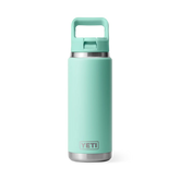 Rambler 26 Oz Water Bottle With Straw Cap - Seafoam