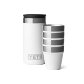White YETI Shot glasses and travel case.