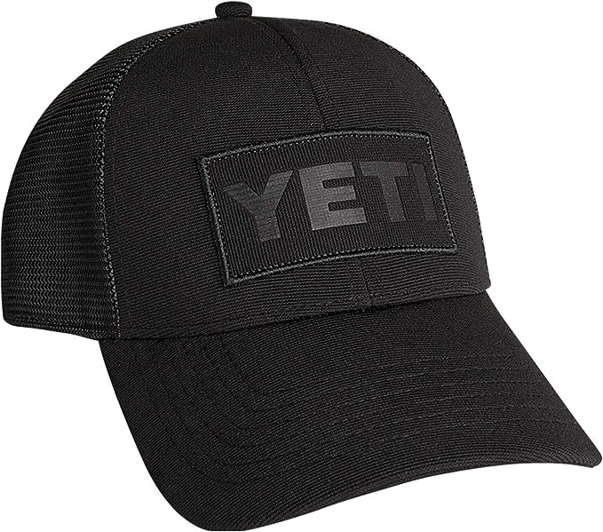 YETI Black Patch on Patch Trucker Hat