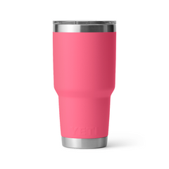 YETI Rambler 30 oz Tumbler With Magslider Lid in color Tropical Pink.