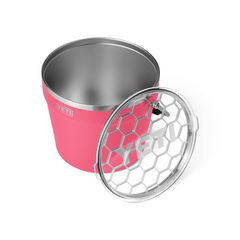 YETI Rambler Beverage Bucket in color Tropical Pink.