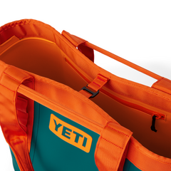 YETI YETI Camino Carryall 35 2.0 Tote Bag in teal and orange. From YETI crossover collection.