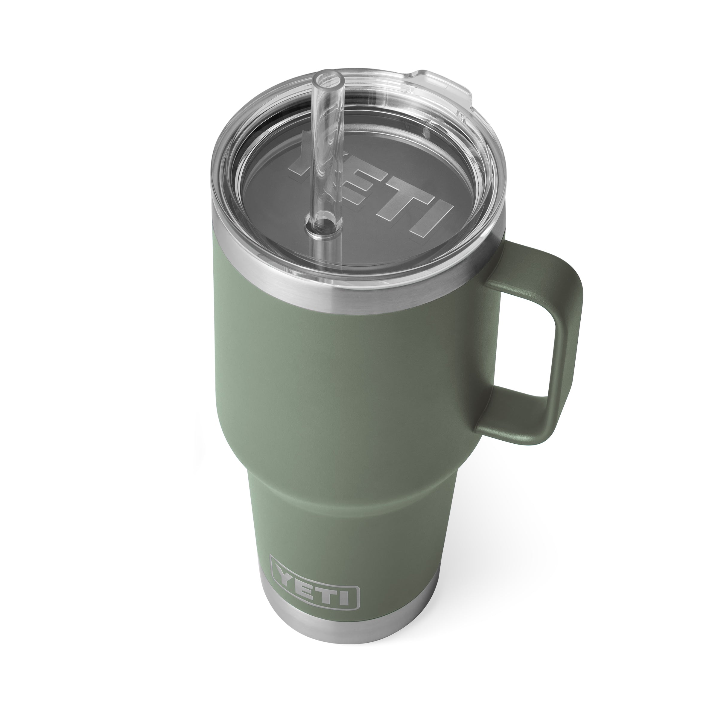 YETI Rambler 26 oz Straw Cup, Vacuum Insulated, Stainless Steel with Straw  Lid, Camp Green
