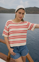 Prado Stripe Sweater Tee