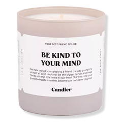 Be Kind To Your Mind Candle Front View