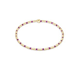 Hope Sincerity Pattern 2mm Bead Bracelet