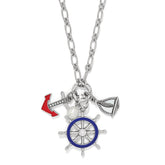 Americana Yacht Club Charm Necklace
