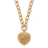 Contempo Medallion Heart Necklace