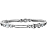 Infinity Sparkle Bracelet Silver