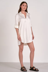 August Collared Shirt Dress