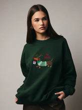 Holiday Dachsund Embroidered Sweatshirt