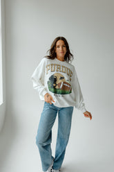 Purdue Malone Oversized Crew