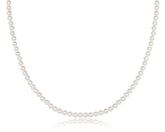 17" Choker Classic Pearl 3mm Bead