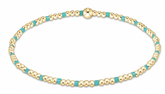 Hope Sincerity Pattern 2mm Bead Bracelet
