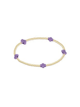 egirl Signature Cross Small Gold Pattern 2mm Bead Bracelet