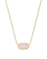 Elisa Gold - Iridescent Drusy Necklace