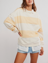 Classic Stripe Crew Wide