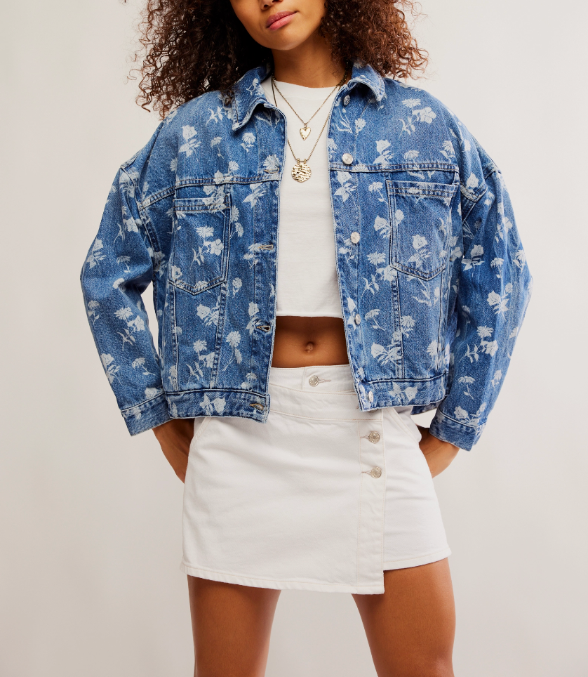 Free People Opal Swing Denim Jacket – Occasionally Yours