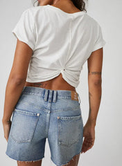 Free People Ivy Mid Rise Short in San Andreas.