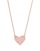 Ari Rsg Pink Drusy Necklace
