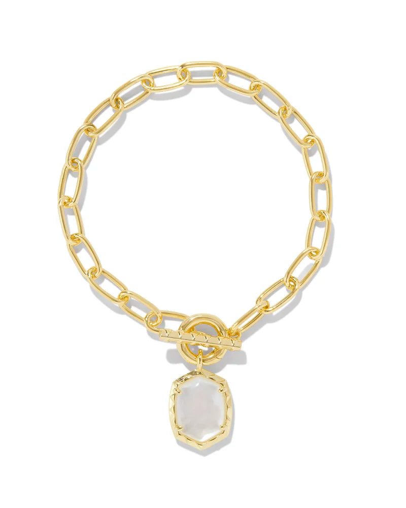 Daphne Link And Chain Bracelet - Ivory Mother-of-Pearl - Kendra Scott