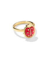 Ladybug Band Ring