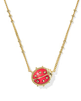 Ladybug Short Pendant Necklace