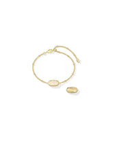 Tiger Striped Elaina Delicate Chain Bracelet