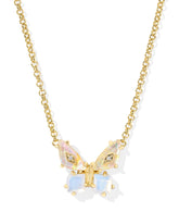 Bianca Butterfly Short Pendant Necklace