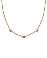 Mini Elisa Three Stone Strand Necklace