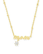 Mom Crystal Short Pendant Necklace