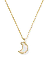 Moon Short Pendant Necklace