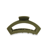 A Open Olive Tiny Hair Clip from TELETIES.