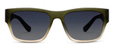 Hank Polarized Sunglasses - Green/Tan