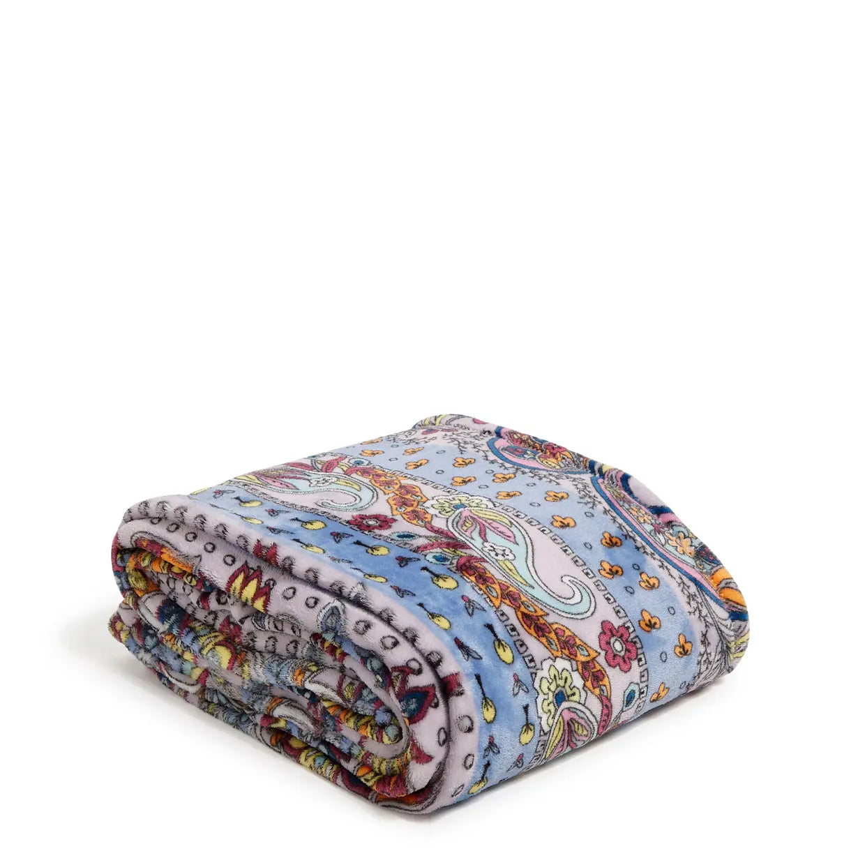 Vera Bradley Plush Throw Blanket in Provence Paisley pattern.