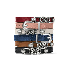 Interlok Braid Leather Bracelet Collection View