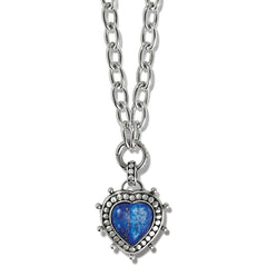 Pebble Dot Hati Lapis Heart Necklace