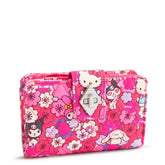 Small Turnlock Wallet: Hello Kitty Hello Floral