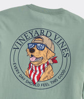 Americadog Short Sleeve Pocket Tee