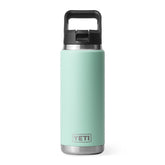 Rambler 26 oz Straw Bottle Seafoam - YETI