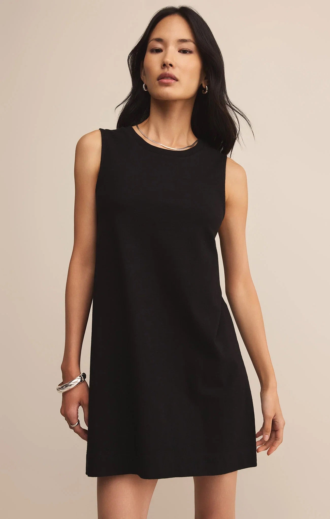 Z Supply Sloane Dress- True Black M Z Supply Sloane Dress- True Black M