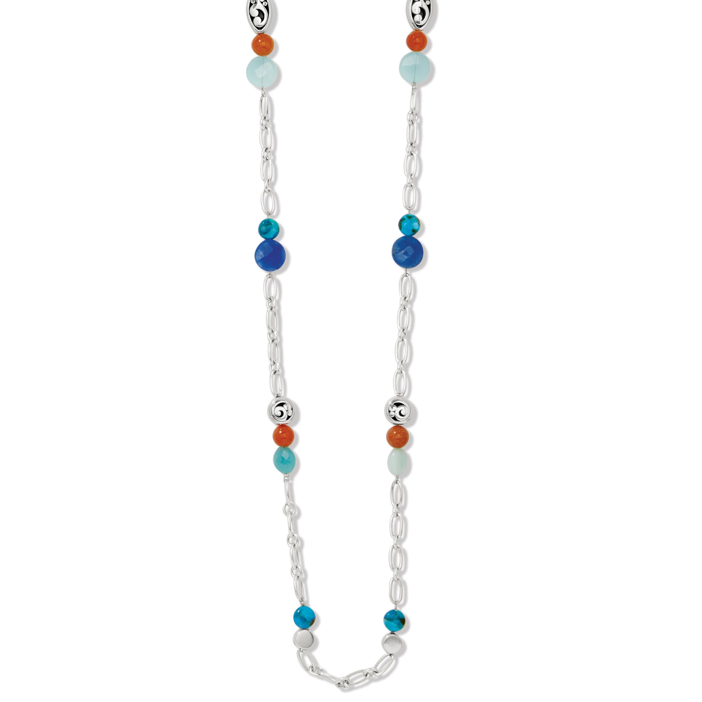 Contempo Chroma Long Necklace Front View