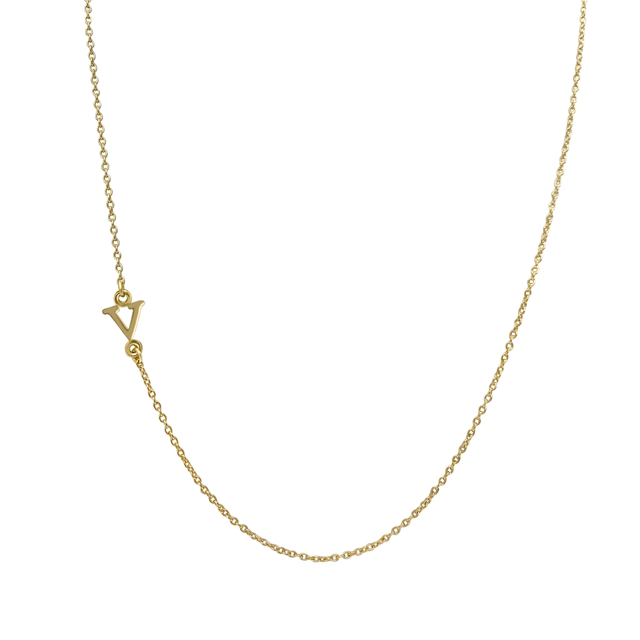 Stia A Letter Close To The Heart Necklace "V"