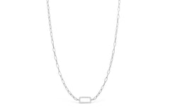 Stia Linked Forever Necklace Silver