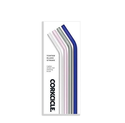Corkcicle Clear Glass Straws 900