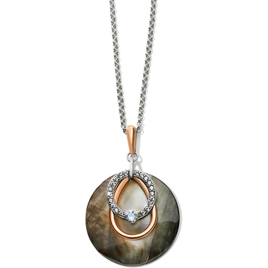 Neptune's Rings Shell Short Necklace Front View 1500