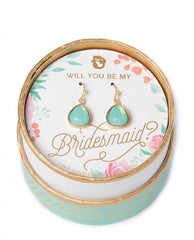 Spartina Bridesmaids earrings blue 